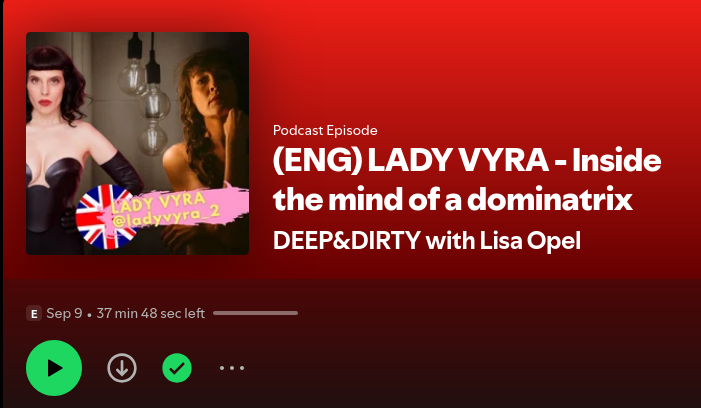 Lady Vyra on the DEEP & DIRTY Podcast
